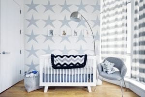 A crib can take up more space. Choose either the crib or bassinet