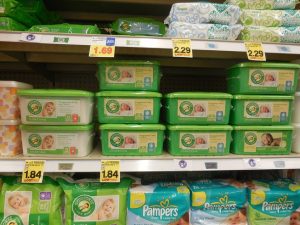 You can see pampers in the shelf. You can get more pampers when you check Pampers rewards catalog.