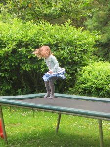 The rectangle trampoline is quite similar to the square one, but a rectangle shape. Always try out both a rectangular and a square trampoline, and see which one your kids like.