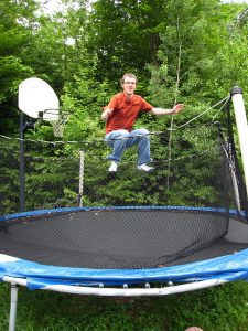 The safety enclosure is a popular feature in the modern trampoline springfree.