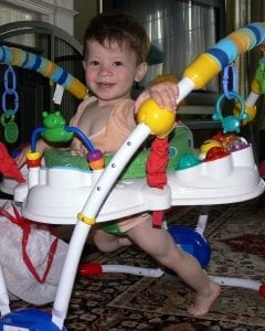 This activity center not only features toys but also help your baby learn to walk. 