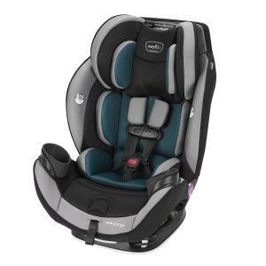 Evenflo Every Stage DLX All in One Car Seat And Booster Rear-Facing Ratchet Tightened, For Ages Infant to 10