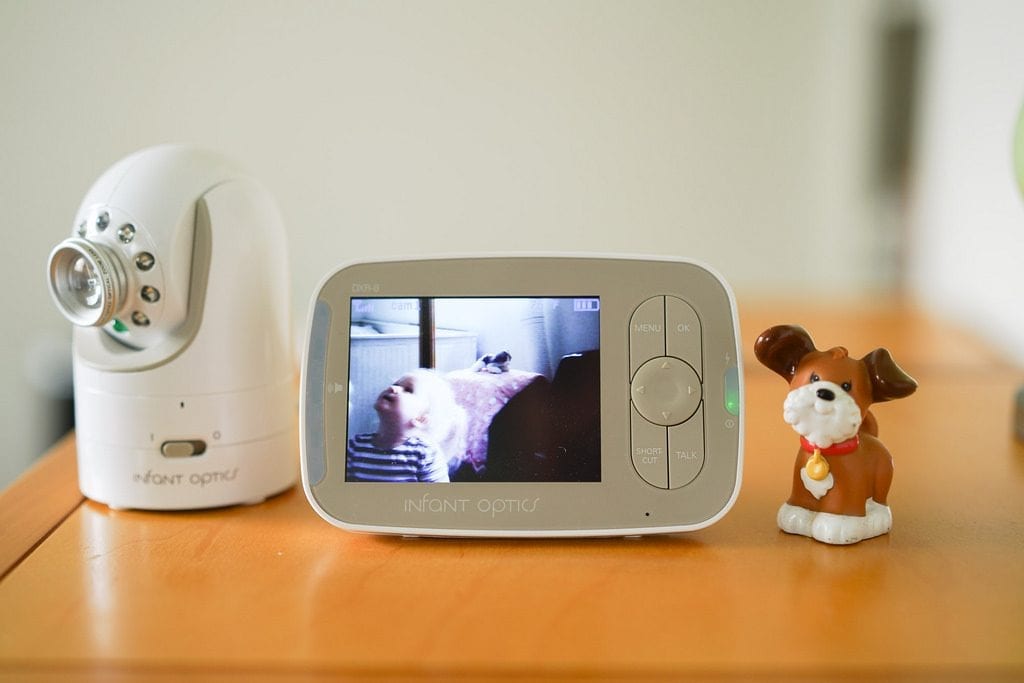 this digital baby monitor is less likely to give interference in the monitor sounds that you hear.