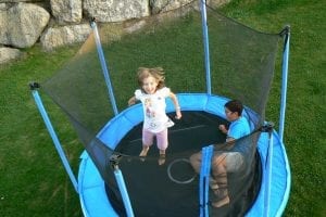Safety on Propel Trampoline a joy to behold children having fun