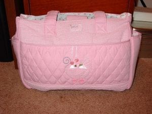 Pink Diaper Bag