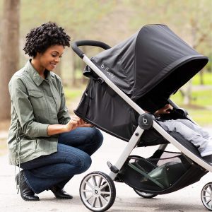 Agile stroller - Britax B Agile Lively Stroller. This B Agile stroller also has a ventilated UC 50+ canopy with a peek-a-boo window to protect your little one from the sun and strong winds. This Britax Agile also comes with adapters for car seat compatibility.