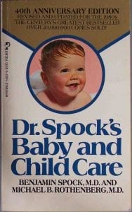 Best Books For New Parents: Cover of 'Dr. Spock's Baby and Child Care', a classic best parenting book for child care.