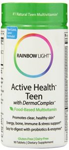 A daily dose of this gluten free teen multivitamin for boys will will give essential nutrient: calcium and vitamin, zinc for immunity biotin, b12 for energy, vitamin c d3 zinc and more minerals and vitamins