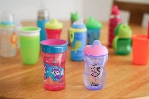 sippy cups for toddlers. they have different characters to choose from. 