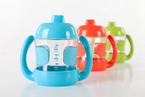 Toddler cups in different colors. These have simple design, they're spill proofl and easy to clean. Kids will love these.