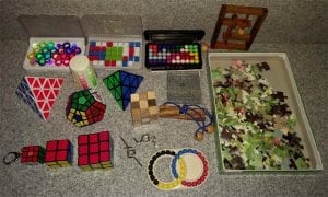 IQ Challenge Set with best toys like rubiks, puzzles, and more that can help your child learn more for educational information