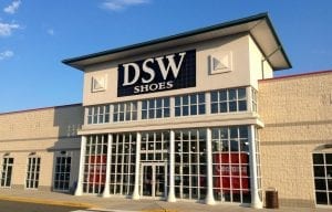 DSW shoe store facade