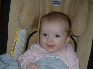 The baby looks comfortable with the Britax. It is nice to choose the right brand.