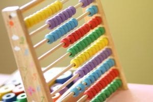 Count objects with abacus