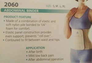 Belly Bandit Mother Tucker Corset is one of the best postpartum wrap you can find. It features 6 Hook and Eye Closure, Nylon/Spandex, Medical Grade Compression