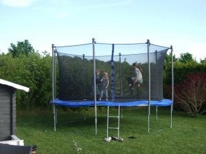 trampolines or trampoline