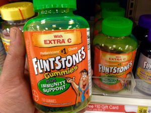 Flinstones with Extra C for immunity support