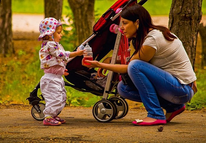 Terrain - Bumbleride Indie stroller - This is a bit heavier than the older model, but it has a better canopy. 