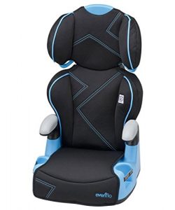 a high-back car seat