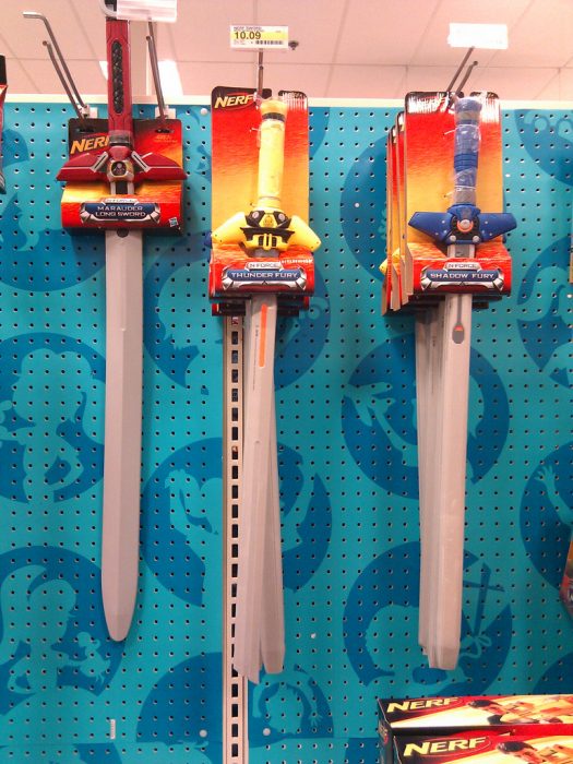 Nerf sword blades 