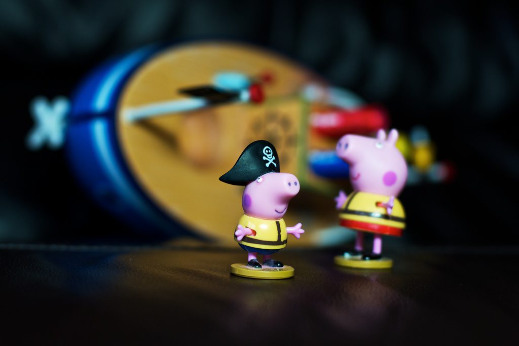 peppa pig zoe zebra figure