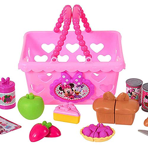 Minnie's happy helpers bowtique cash register has cash drawer, play coins, play money and toy credit card. Will you get your child a minnie's happy helpers bowtique cash register? Don't forget to get a shopping basket set or bag set too. Bowtastic shopping basket with assorted toys. Do you think kids will love this more than the minnie's happy helpers bowtique cash register ?