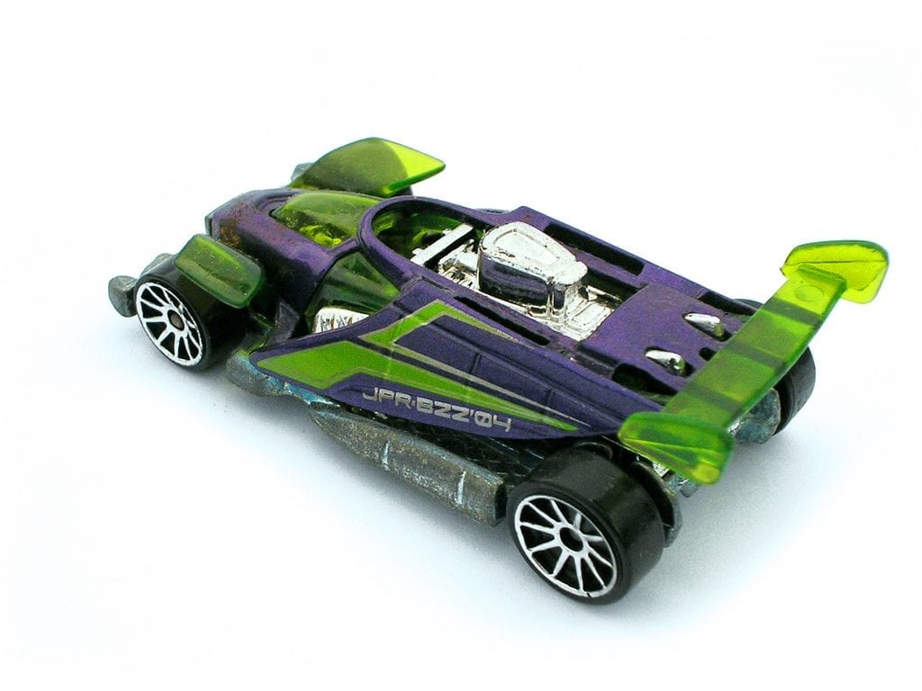 a green toy car