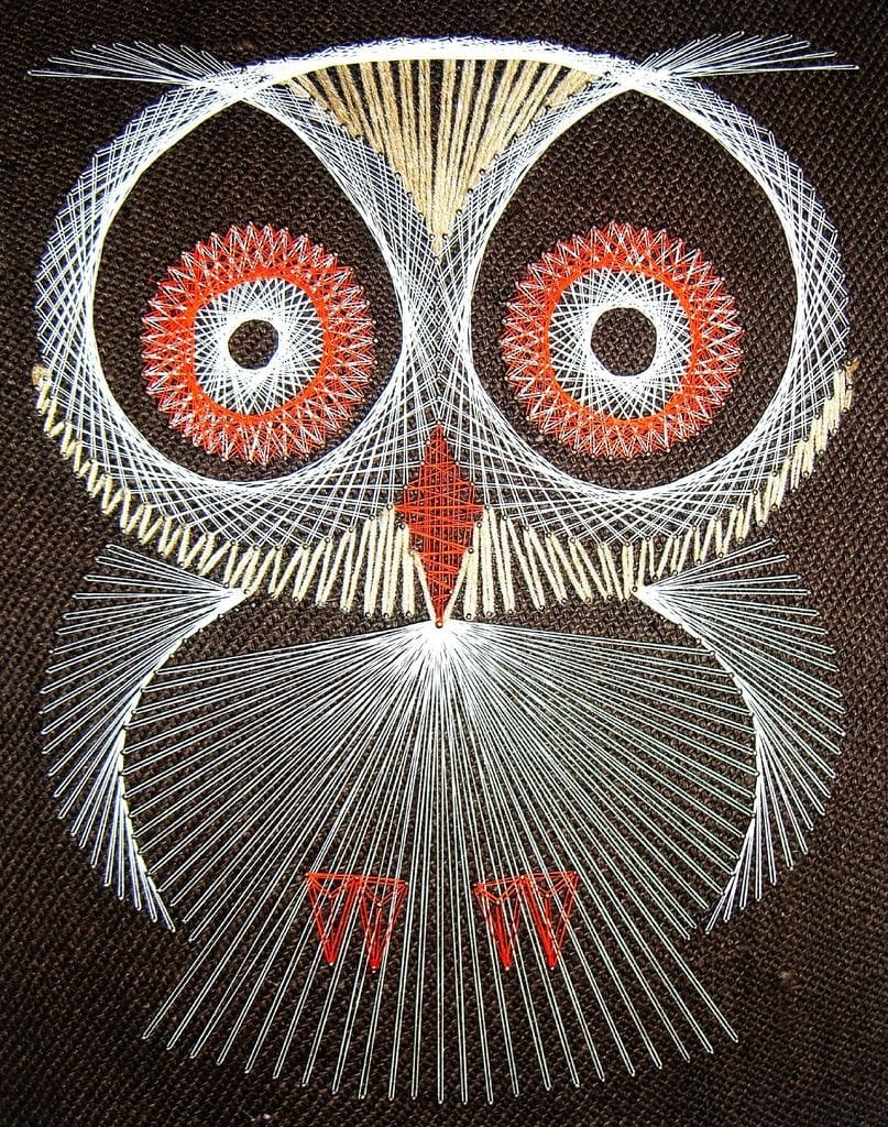 Looking for the best gifts for a 10 year old kid? This is an "Owl String Art Kit." It is made of thread. This might be one of the best gifts you can give for your 10 year old daughter.