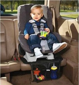 Protector for the little child seat in vehicle