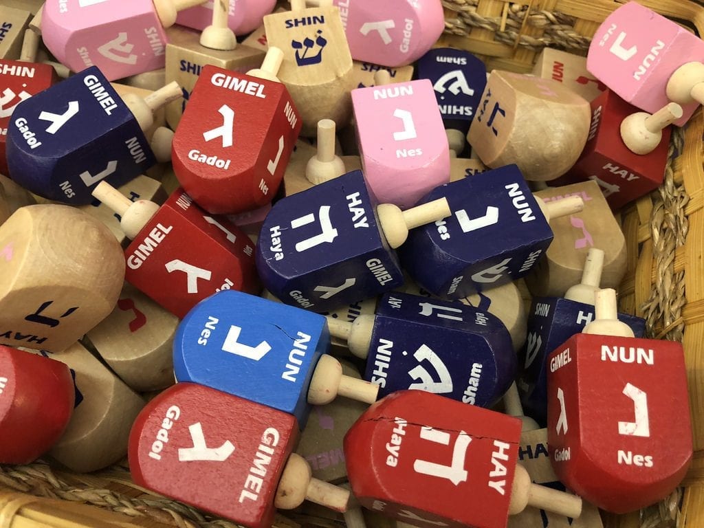 dreidel game set