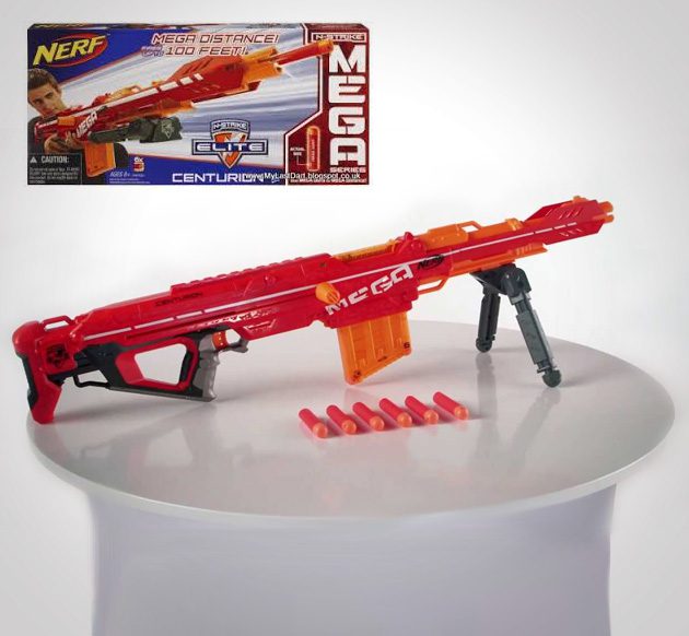 NERF N-Strike Elite Sonic Ice Centurion Blaster – One-Touch Top