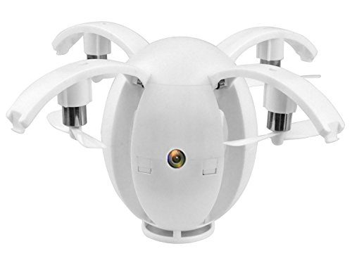 There is a not-so-usual flying drone design. The flying drone looks like an egg, making it stand out from other toys out there. Its unique shape and sleek exterior set it apart from the crowded toys in the market.