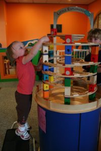 Hape Quadrilla Wooden Marble Run That Kids love. This marble set is a good toy for kids.
