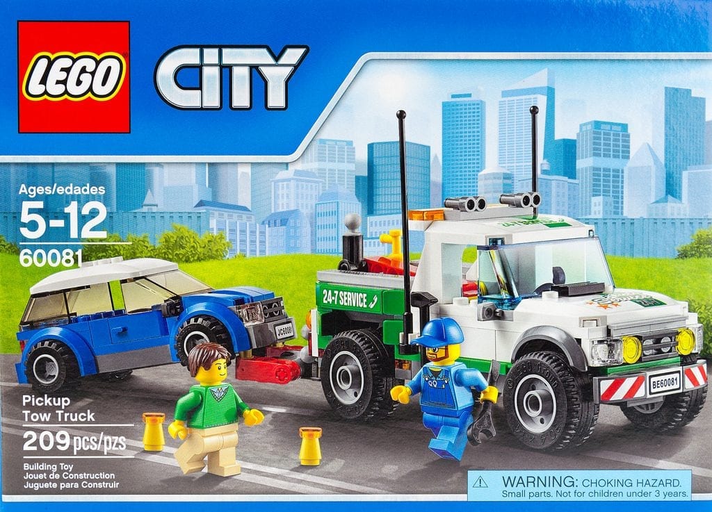 Toy Truck: Lego City toy tow truck