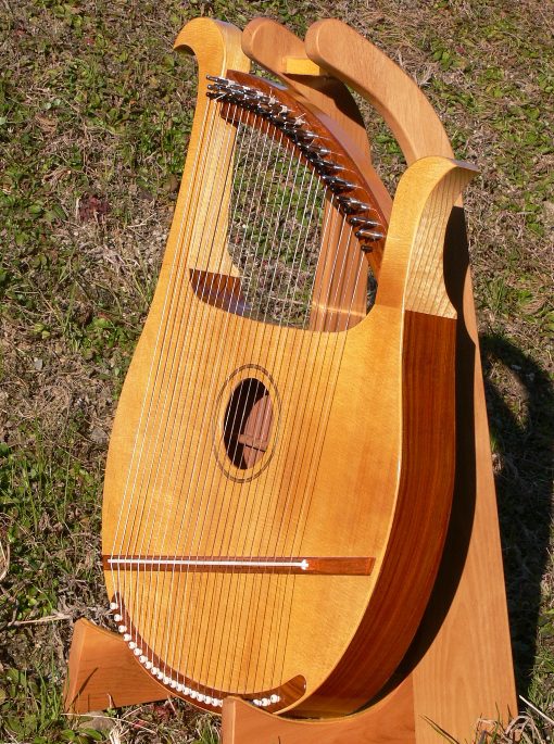 lyre harp is decorative