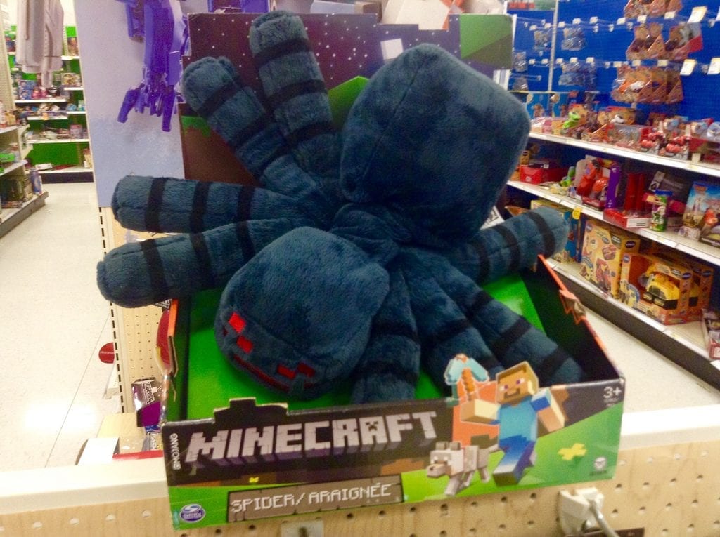 minecraft remote control eight-legged character