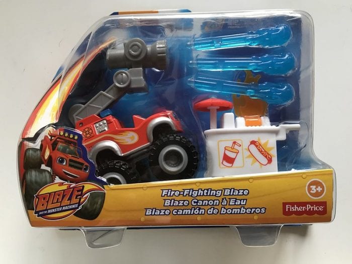 Toy Truck: A Blaze toy tow truck.