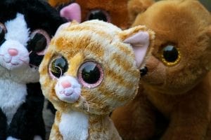 Cute eyes fluffy cat dolls kids can play. These products is suitable to all kids specially when your little ones is in bed. A tiny cat dummy or figure that is played with 