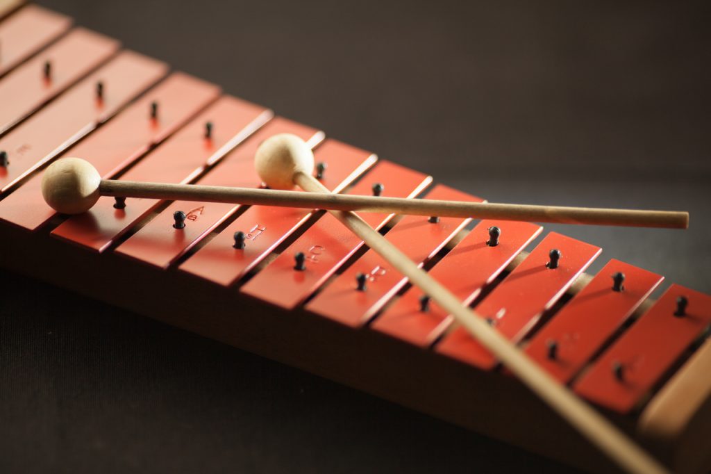 Brown Xylophone Toy