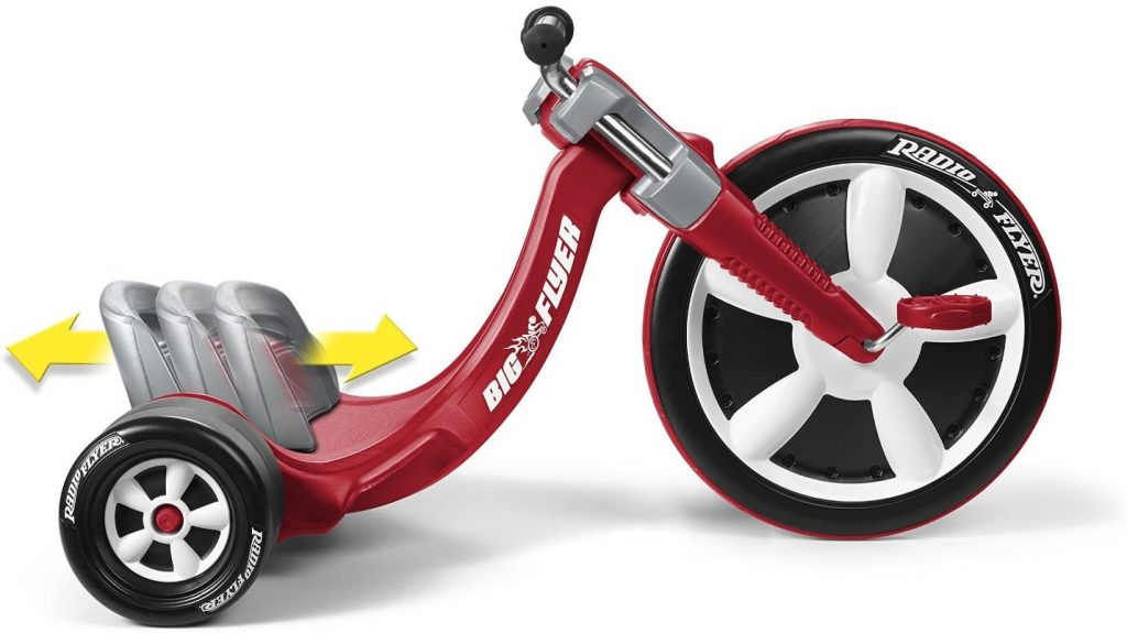designed with authentic red, black and white color and chrome details.