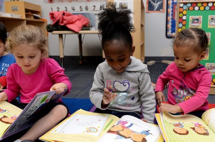 Children reading the best books for 4 year olds