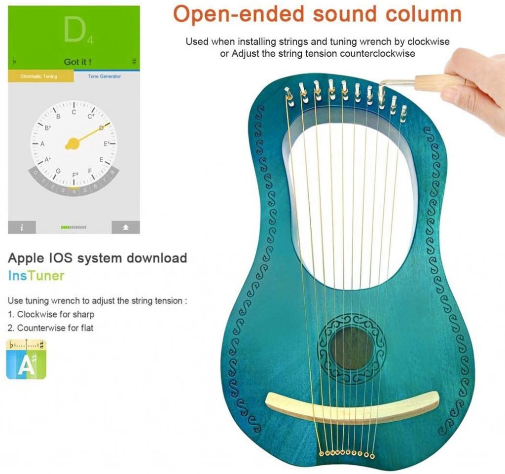 The lyre harp for you (see lyre harp reviews)