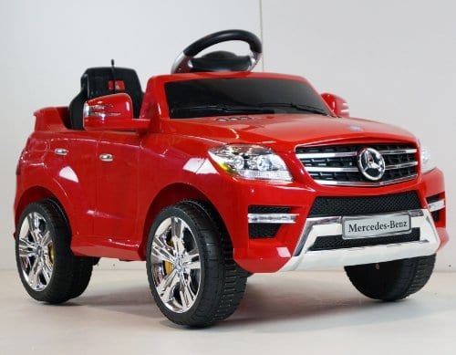 Image of one of the best ride on cars in red color, showcasing the best excitement and car fun provided by our best electric and pedal-powered ride on car selections.