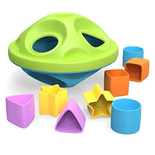 This is the best colorful toys that stimulate a young mind. It has different shapes and colors. 