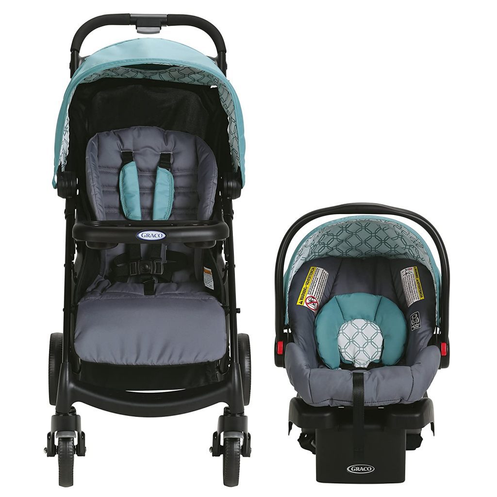 beautiful black pram