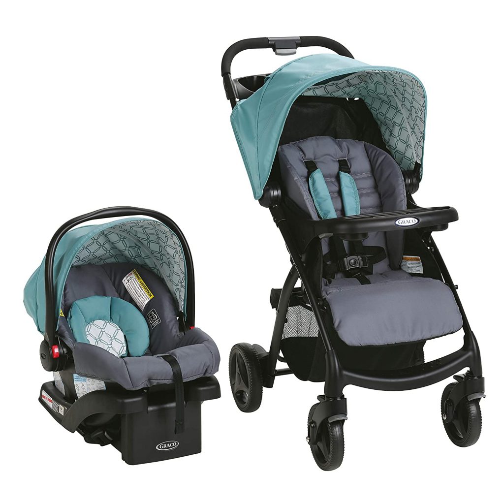 beautiful black pram