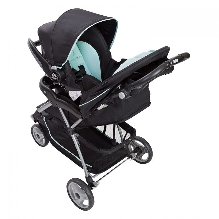 beautiful black pram