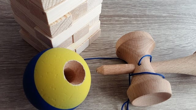 Great pretend wooden play