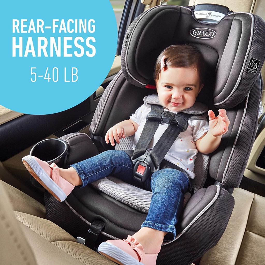 Graco Grows4Me 4 in 1 Car Seat  Rear Facing Harness 