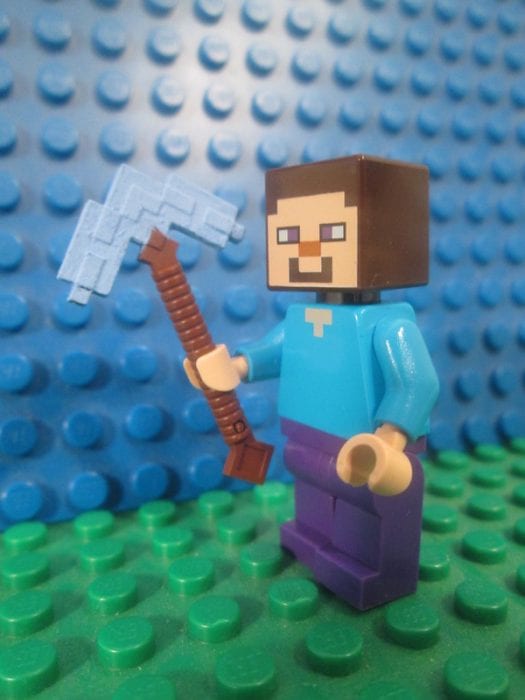 Minecraft Diamond Steve. Does your kid love Diamond Steve. How about getting a toy version?